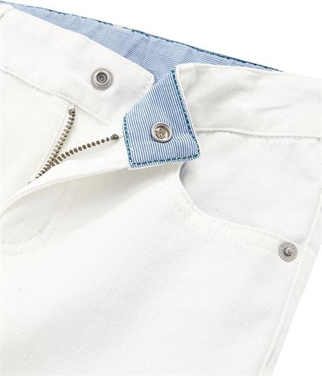 Petit Bateau Boy Pants in White (Size 4, 6, 8)