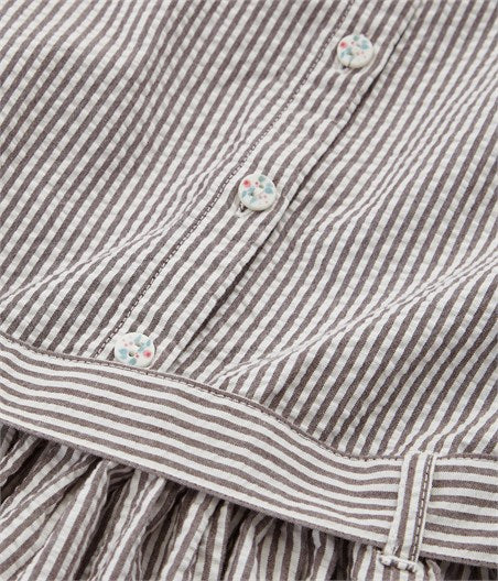 Petit Bateau Girl's Short Sleeved Dress (Size 3)
