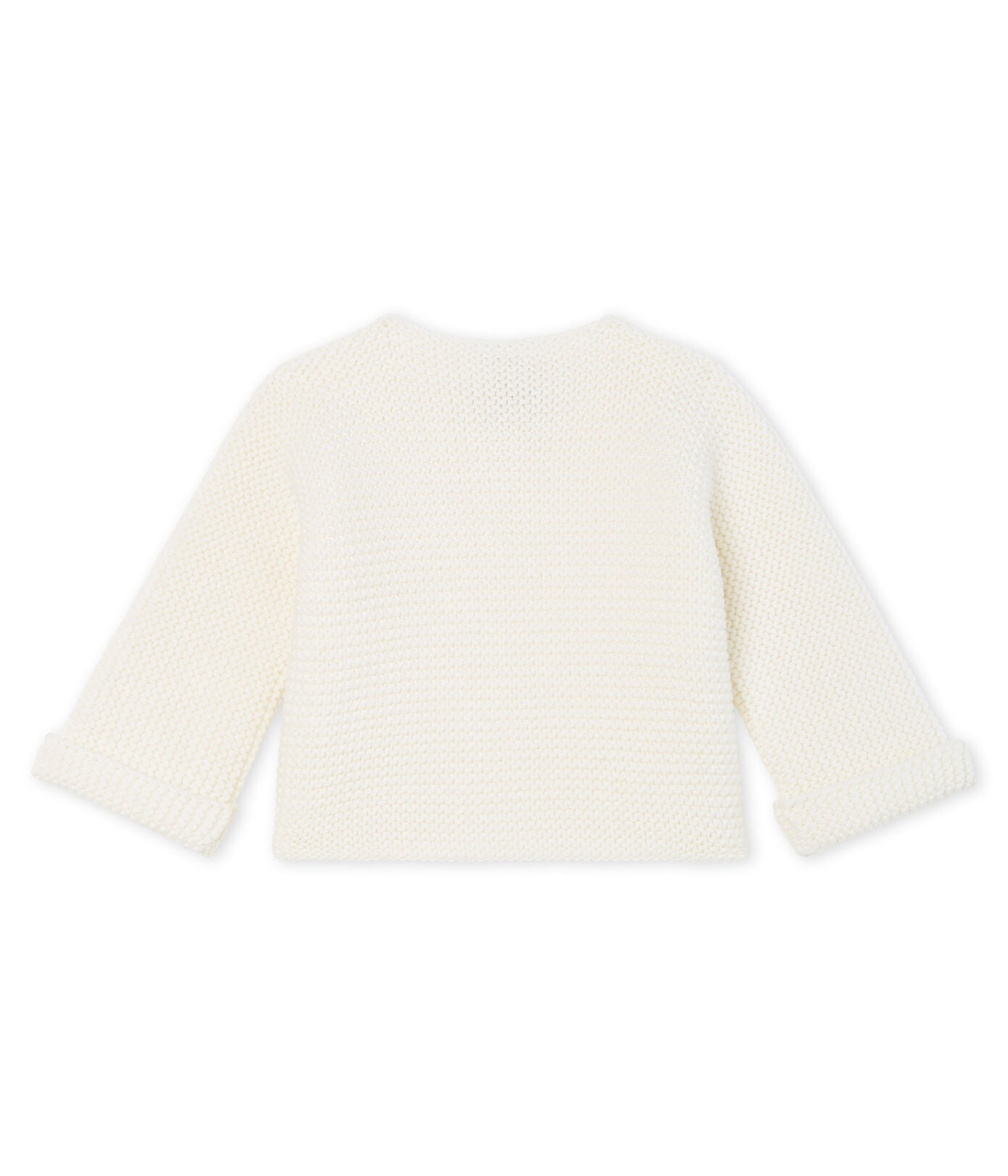 Petit Bateau Baby Knit Cardigan in Cream (6m, 12m)