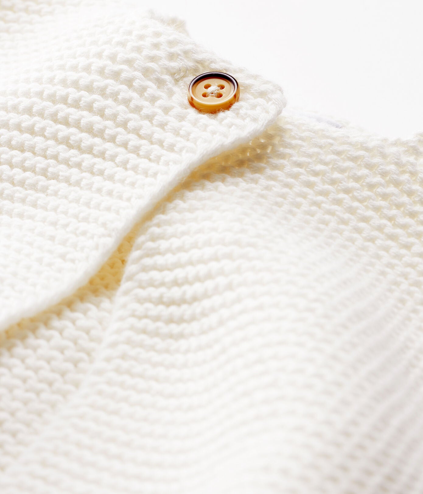 Petit Bateau Baby Knit Cardigan in Cream (6m, 12m)