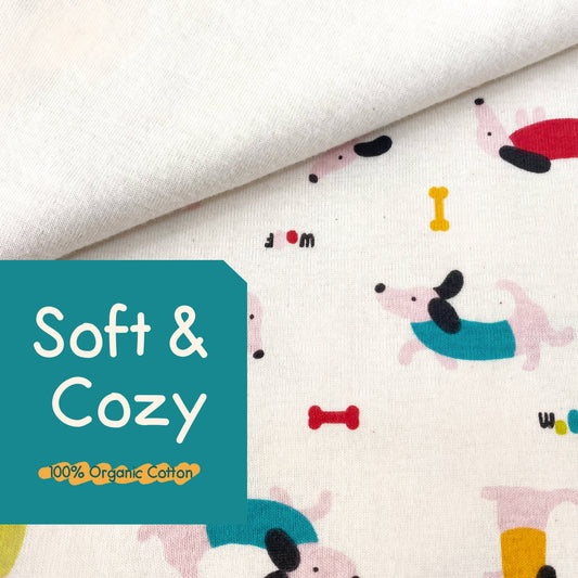 Organic Slim Pajama Shorts Set - Dachshund