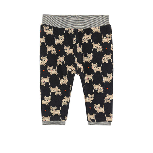 Catimini: Tiger Print Fleece Pants (9m)