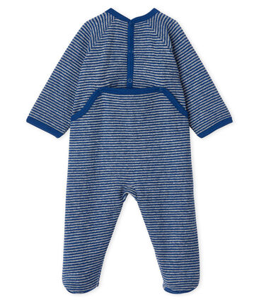 Petit Bateau Baby Boys' Footie in Extra Warm Brushed Terry (3m, 6m, 9m)