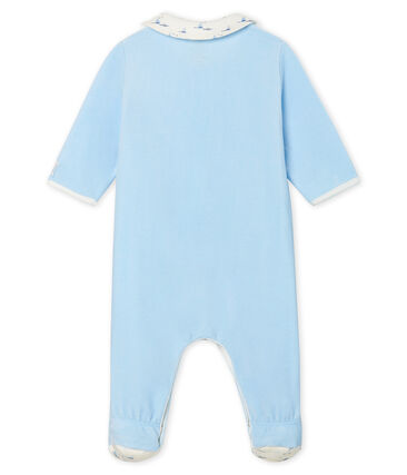 Petit Bateau Baby Boy Velour Footie (6m)