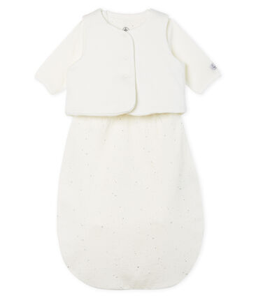 Petit Bateau Baby Tube Knit 2-in-1 Sleeping Sack & Sleepsuit Set (3m, 6m)