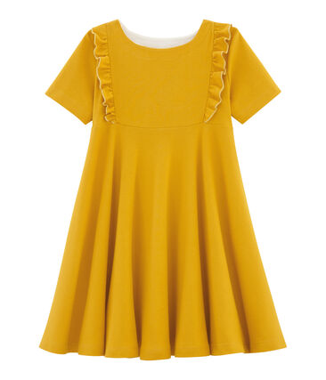 Petit Bateau Girls' Short-Sleeved Dress (Size 3, 4)