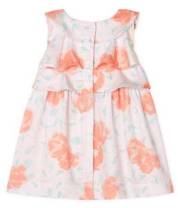 Petit Bateau Baby Girl's Printed Satin Dress (6m, 12m, 18m, 36m)