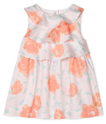 Petit Bateau Baby Girl's Printed Satin Dress (6m, 12m, 18m, 36m)