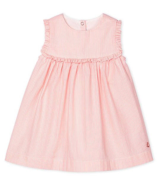 Petit Bateau Baby Girls' Sleeveless Striped Dress (12m, 24m, 36m)