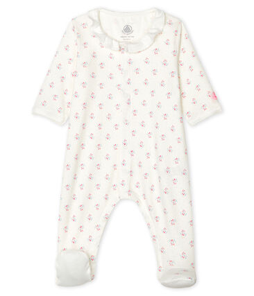 Petit Bateau Baby Girls' Ribbed Sleep-suit (3m, 9m)