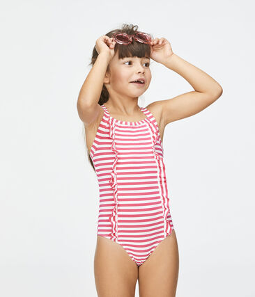 Petit Bateau Girls' Sun Proof Swimsuit (Size 3)