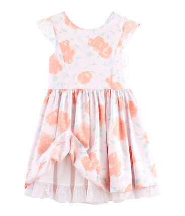 Petit Bateau Girls' Floral Dress (Size 5, 8)