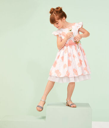 Petit Bateau Girls' Floral Dress (Size 5, 8)