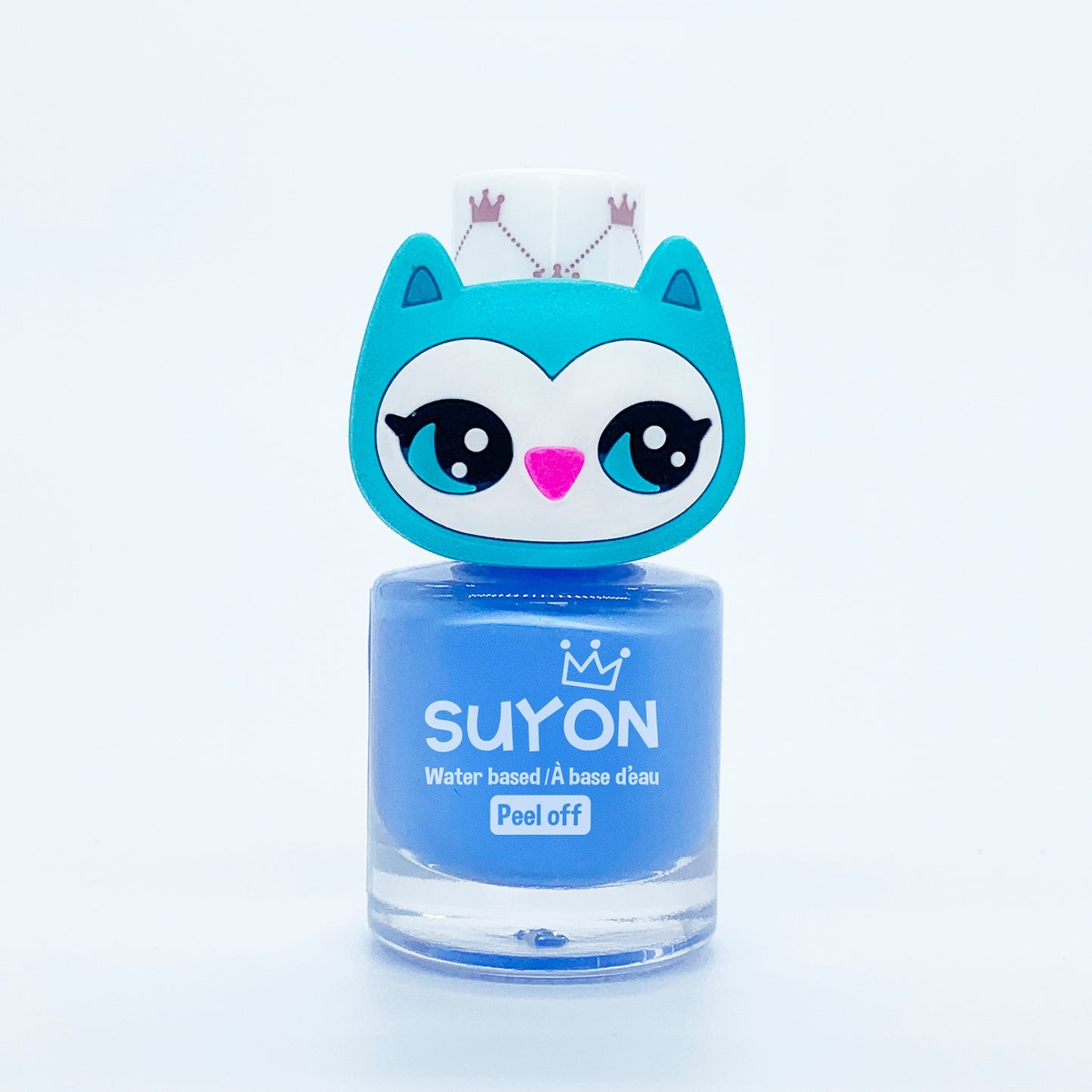 SUYON All Natural Water Based Owl Ring Nail Polish - Blue