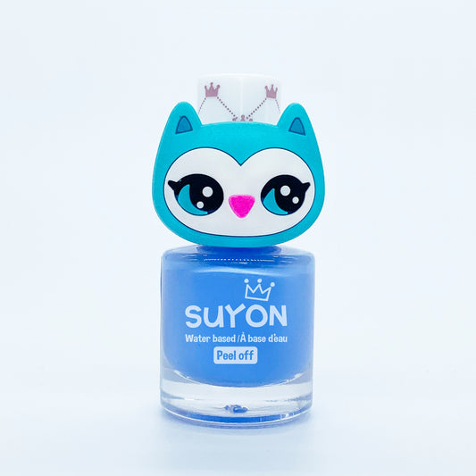 SUYON All Natural Water Based Owl Ring Nail Polish - Blue