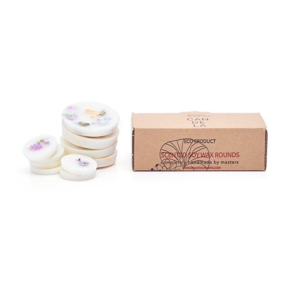 The MUNIO Wild Flowers Scented Soy Wax Rounds