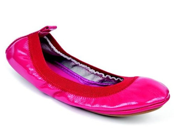 Yosi Samra Ballet Flat in Raspberry (Size 7)