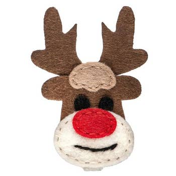 Reindeer Felt Novelty Hair Clip