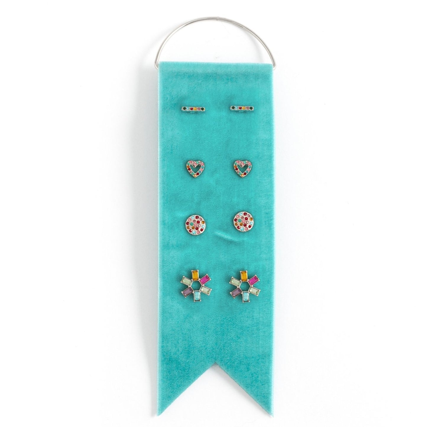 Multi color earrings 4 sets