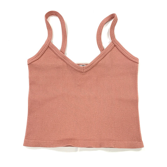 Weekend Crop Tank - Peach Pink
