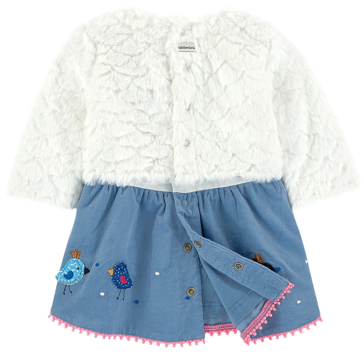 Catimini 2-in-1 Baby Girl Bird Dress (6m)