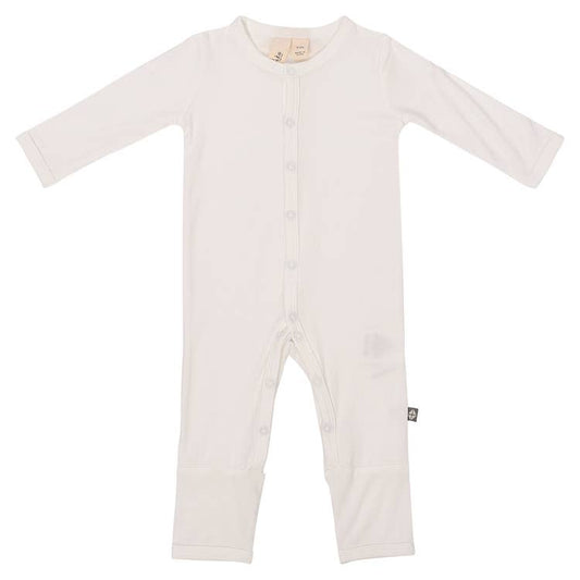 Kyte Baby Solid Romper in Cloud