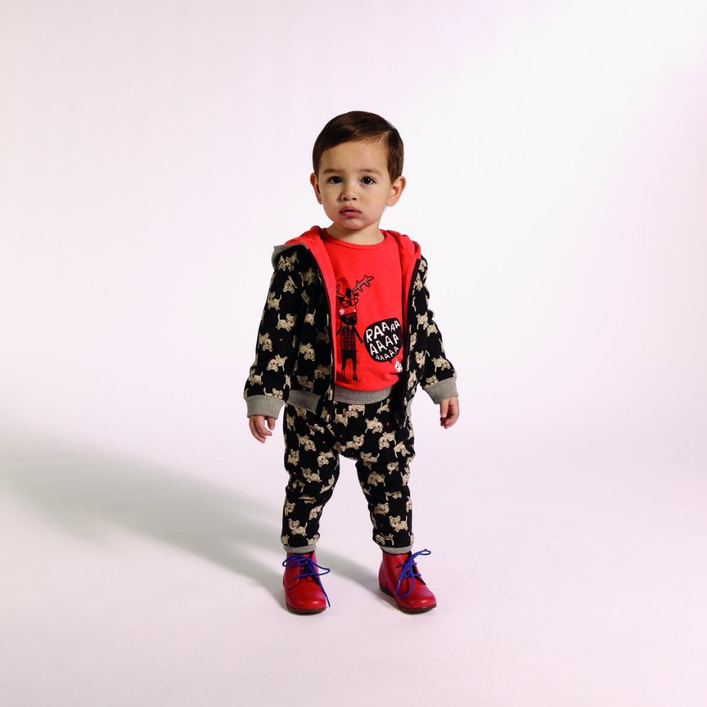 Catimini: Tiger Print Fleece Pants (9m)