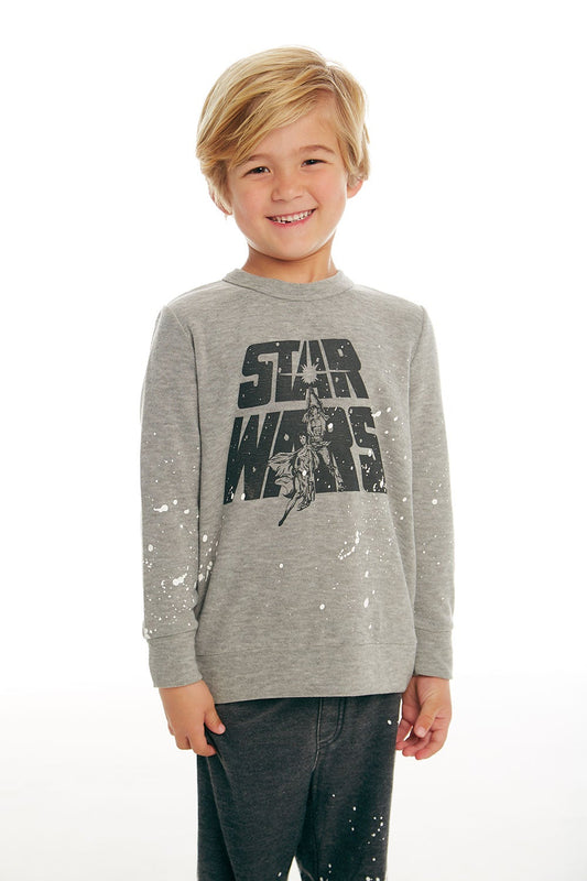 Chaser Boy's Cozy Knit Pullover - STAR WARS™️ (Size 4, 5, 6)