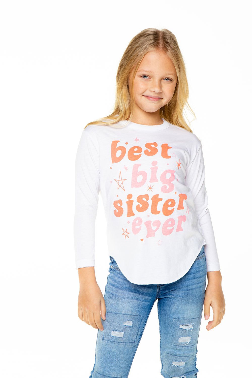 Chaser Long Sleeve Tee - Best Big Sister! (Size 4)