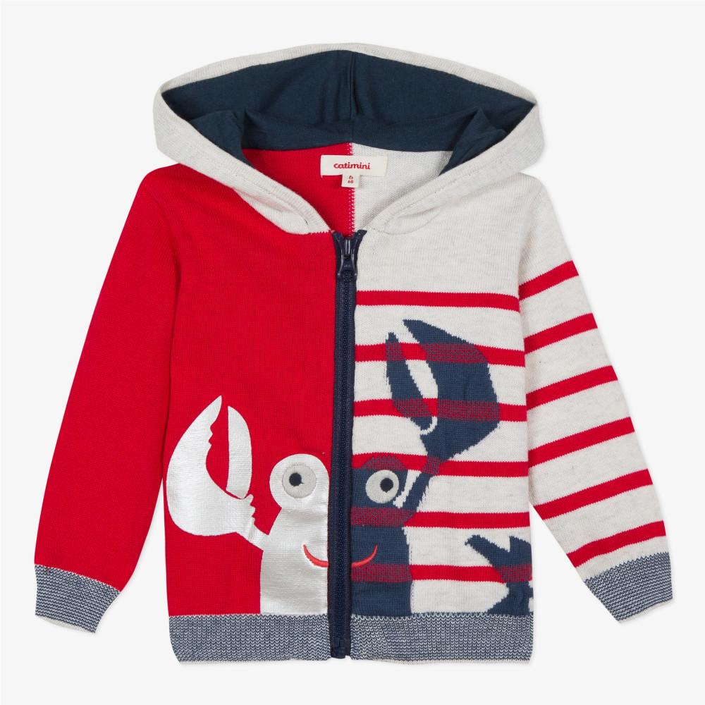 Catimini 2-in-1 Zipped Jacket with Marine Images (Size 6m, 18m, 2A, 4A)