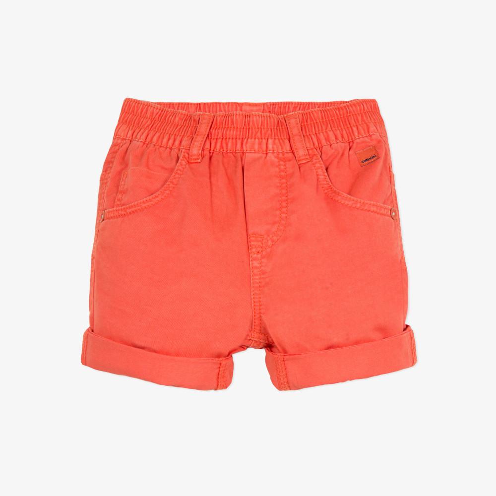 Catimini Boy Overdyed Bermuda Shorts in Orange (Size 4, 8)