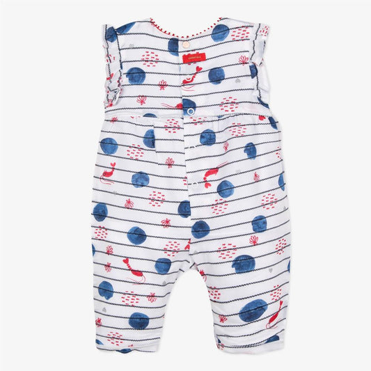 Catimini Baby Girl Striped Voile Jumpsuit (3m, 12m)