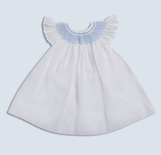 Dondolo Bishop Dress in Light Blue