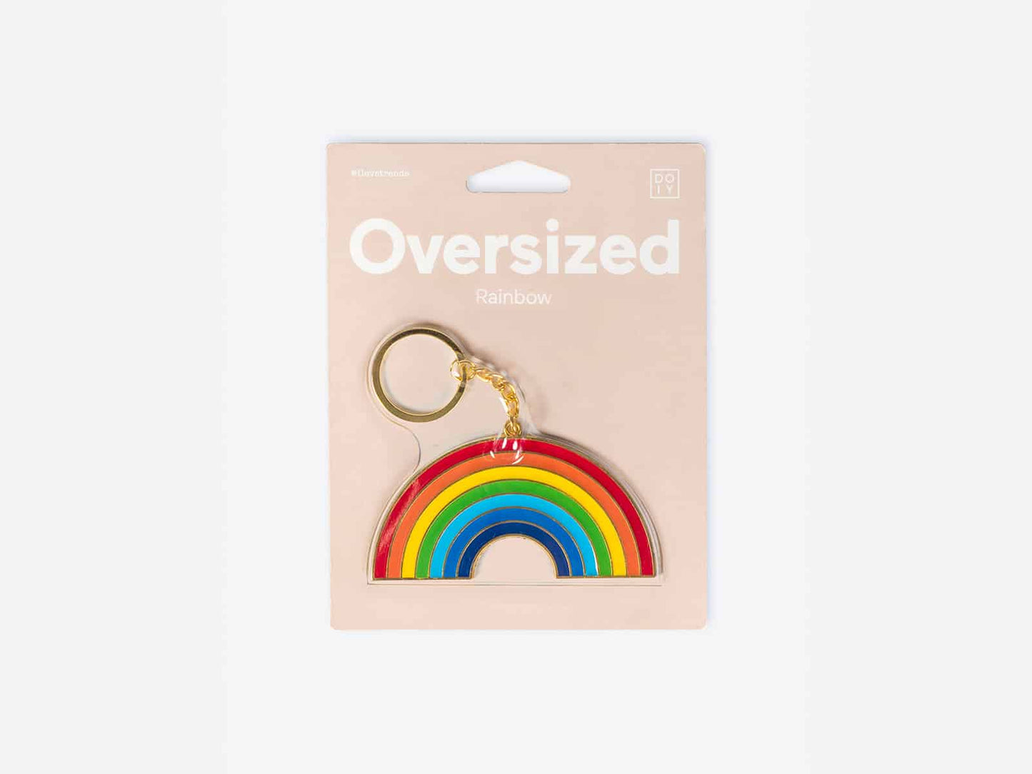 Rainbow Oversized Key Chain
