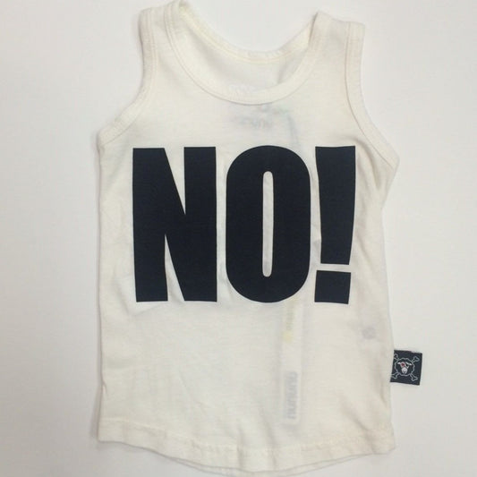 Nununu NO! Ultra Soft Tank Top (Size 2/3, 3/4)