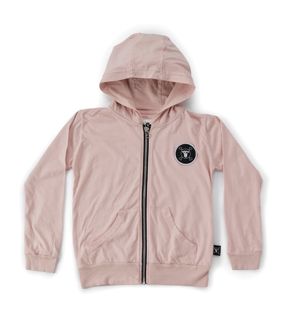 Nununu Solid Hoodie in Powder Pink NU1732A