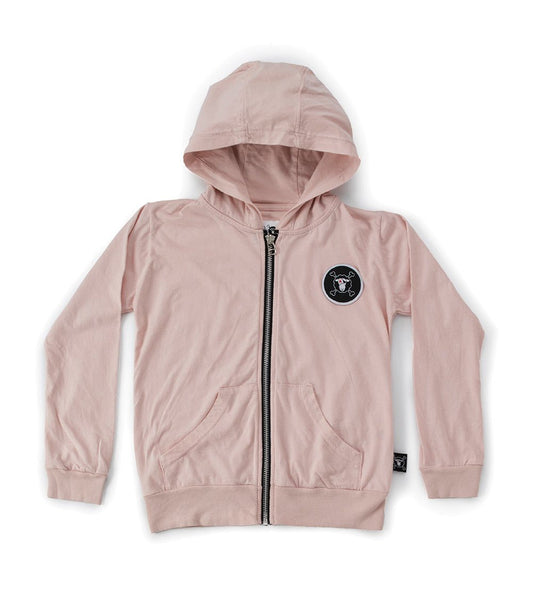 Nununu Solid Hoodie  in Powder Pink  NU1732A