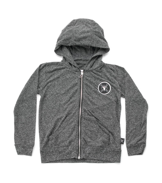 Nununu Solid Hoodie in Charcoal