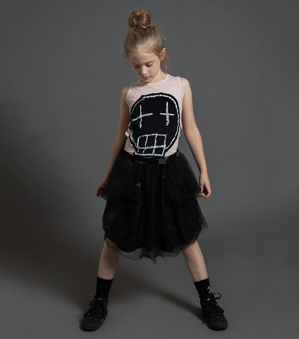 Nununu tulle black skirt (Size 3-4Y, 4-5Y)