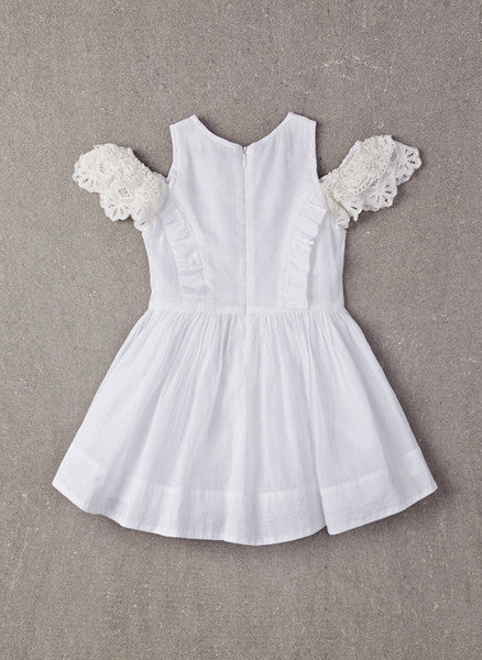 Nellystella Alexis Dress in White (Back)