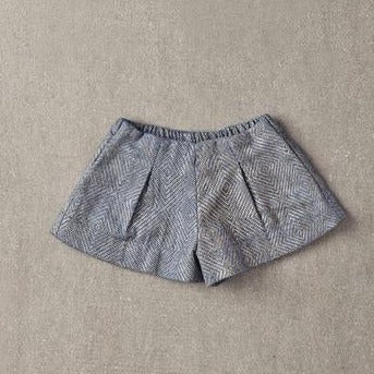 Nellystella Jess Shorts in Light Grey Foil (Size 2)