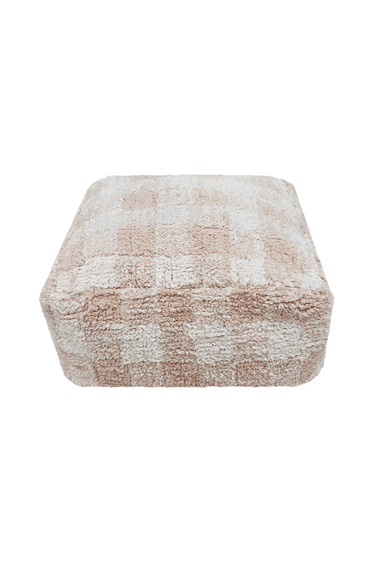 Pouf Vichy Rose