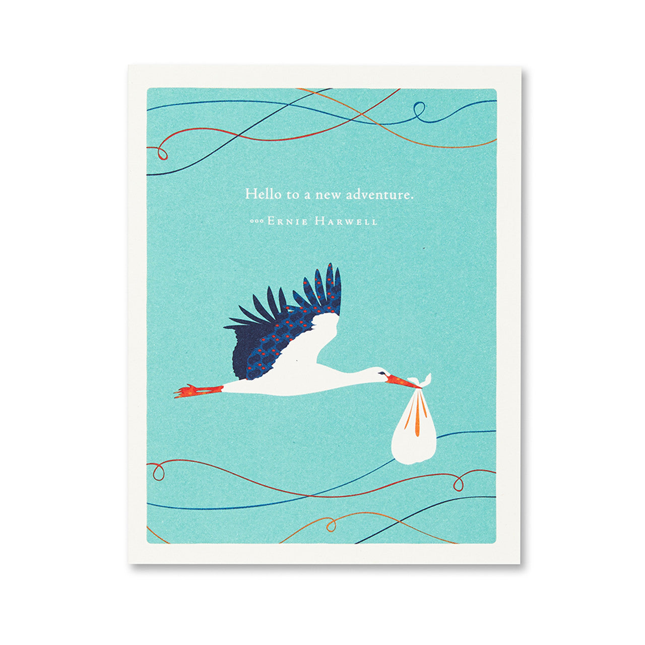 Welcome Baby Card - “HELLO TO A NEW ADVENTURE.”