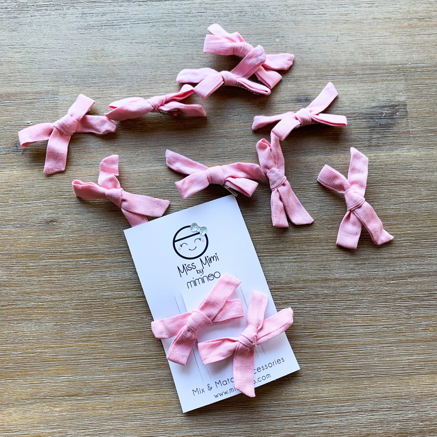 Set of 2 Hair Clips Bows