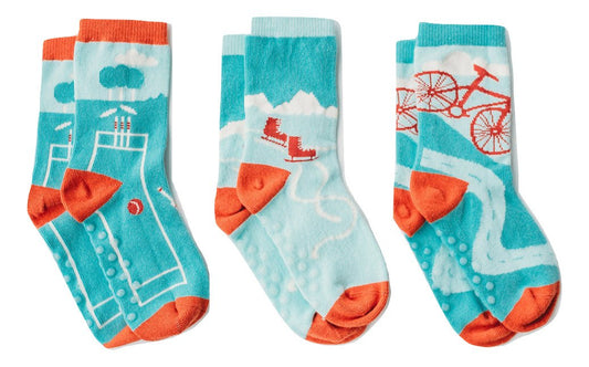 Organic Cotton Socks (3 Pair Set) - Quinn's Sports