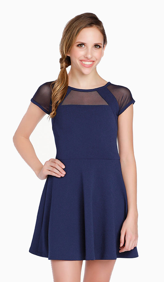 The Shea Dress in Navy (Tween)