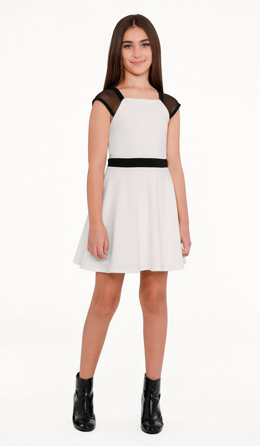 Sally Miller The York Dress in Ivory (Tween)