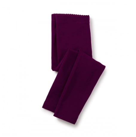 Tea Collection Skinny Solid Baby Leggings in Cosmic Berry (3-6m, 12-18m)