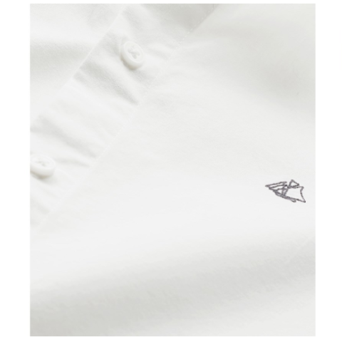 Petit Bateau Boy's White Shirt (Size 3, 4, 8, 10, 12)