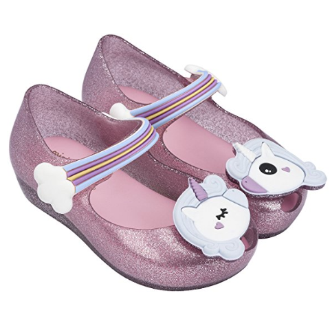 Mini Melissa Ultragirl Unicorn Maryjane in Pink Sparkling (Size 5, 6)